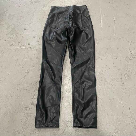 Rag & Bone Womens Black Pull On Skinny Leg Leather Pants Size Small - Picture 5 of 5